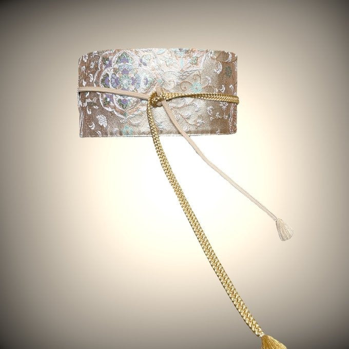煌めく金刺繍帯 サッシュベルト
