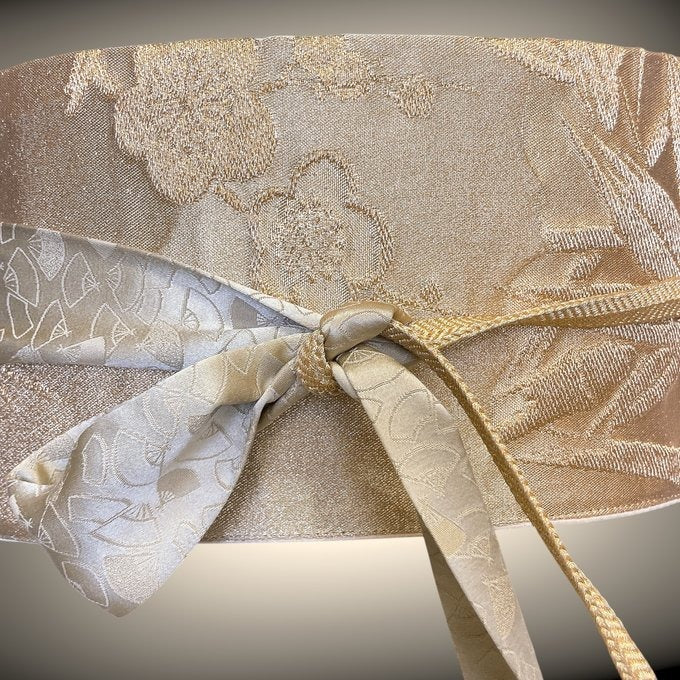 煌めく金刺繍帯 サッシュベルト