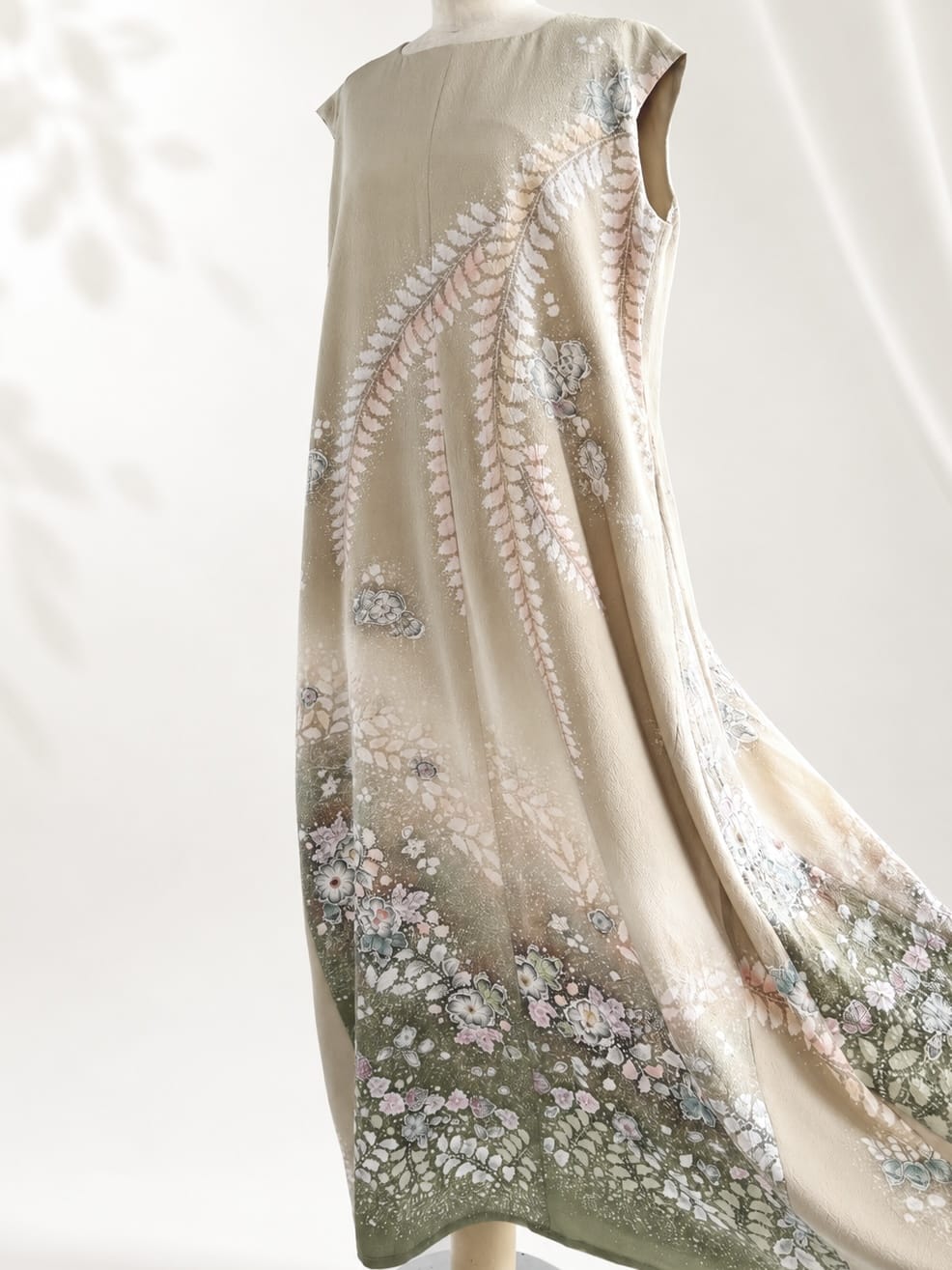 〜極上の逸品〜 最高級辻が花絞り ロングドレス 絞り染め着物 Kimono long dress