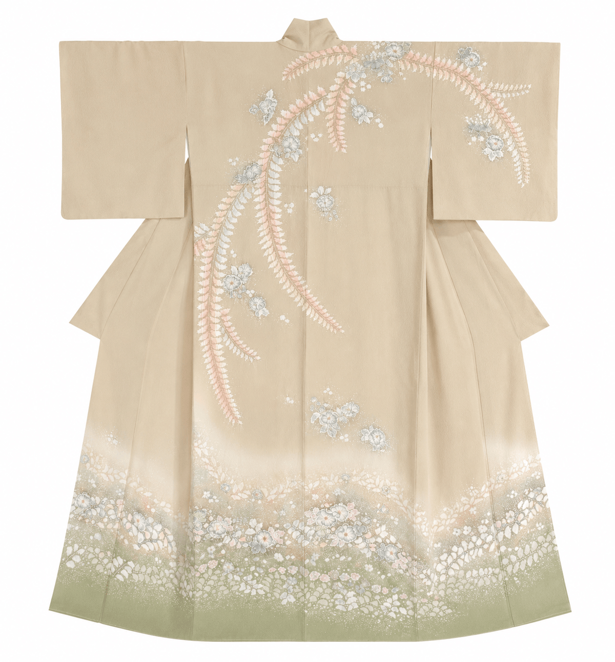 〜極上の逸品〜 最高級辻が花絞り ロングドレス 絞り染め着物 Kimono long dress
