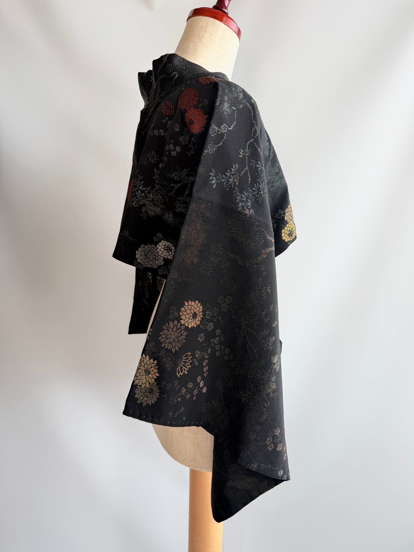 花々咲く 和モードショート羽織