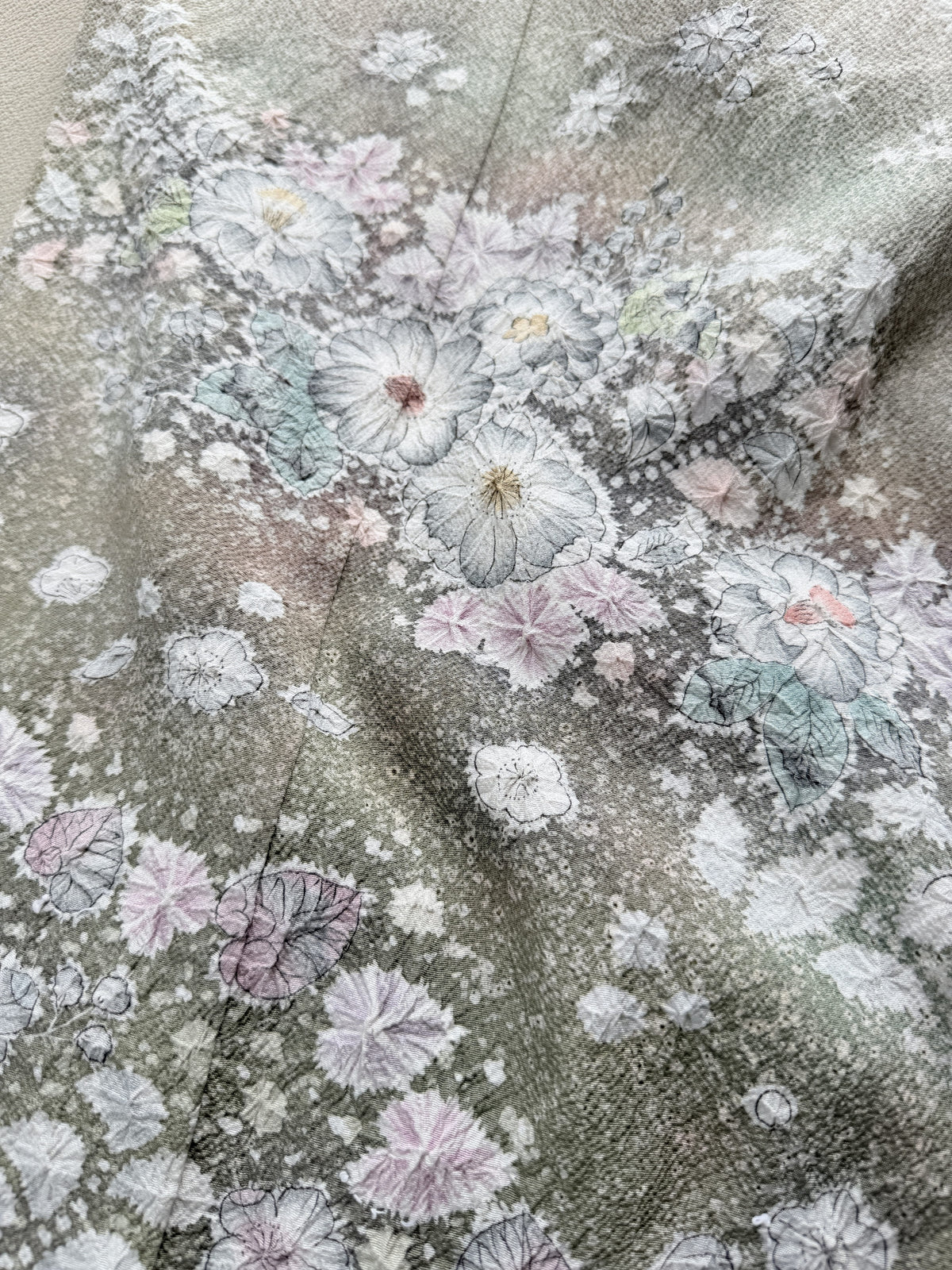 〜極上の逸品〜 最高級辻が花絞り ロングドレス 絞り染め着物 Kimono long dress