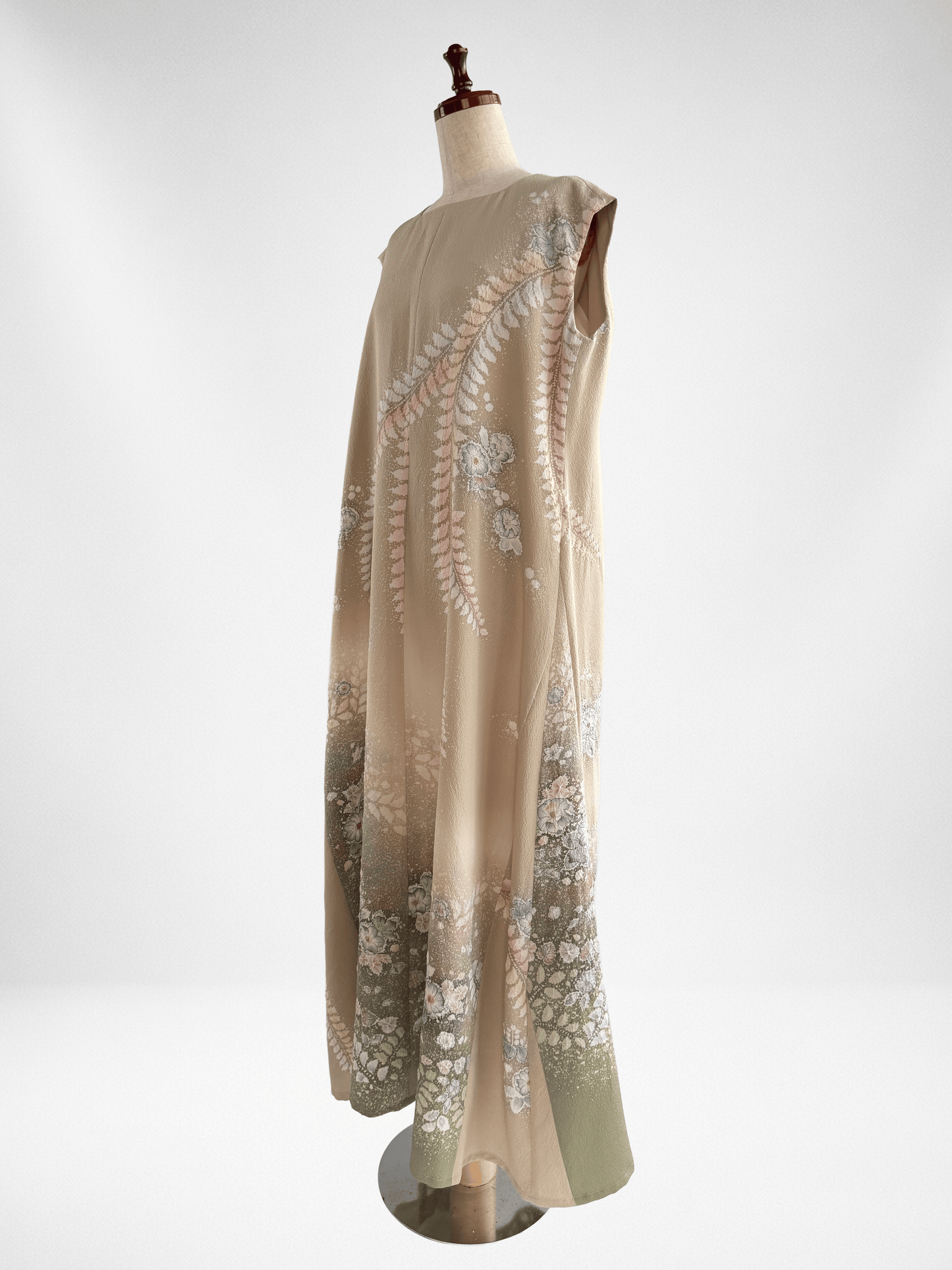 〜極上の逸品〜 最高級辻が花絞り ロングドレス 絞り染め着物 Kimono long dress