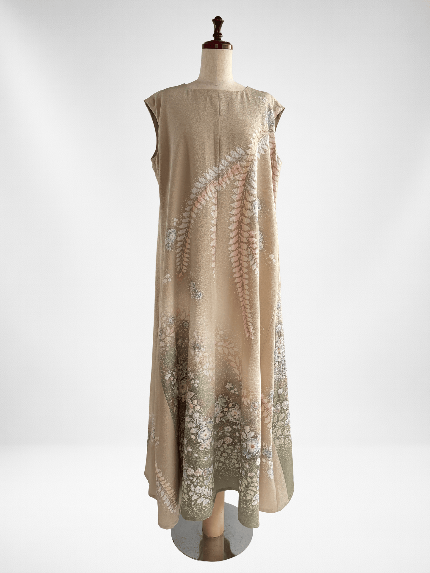 〜極上の逸品〜 最高級辻が花絞り ロングドレス 絞り染め着物 Kimono long dress