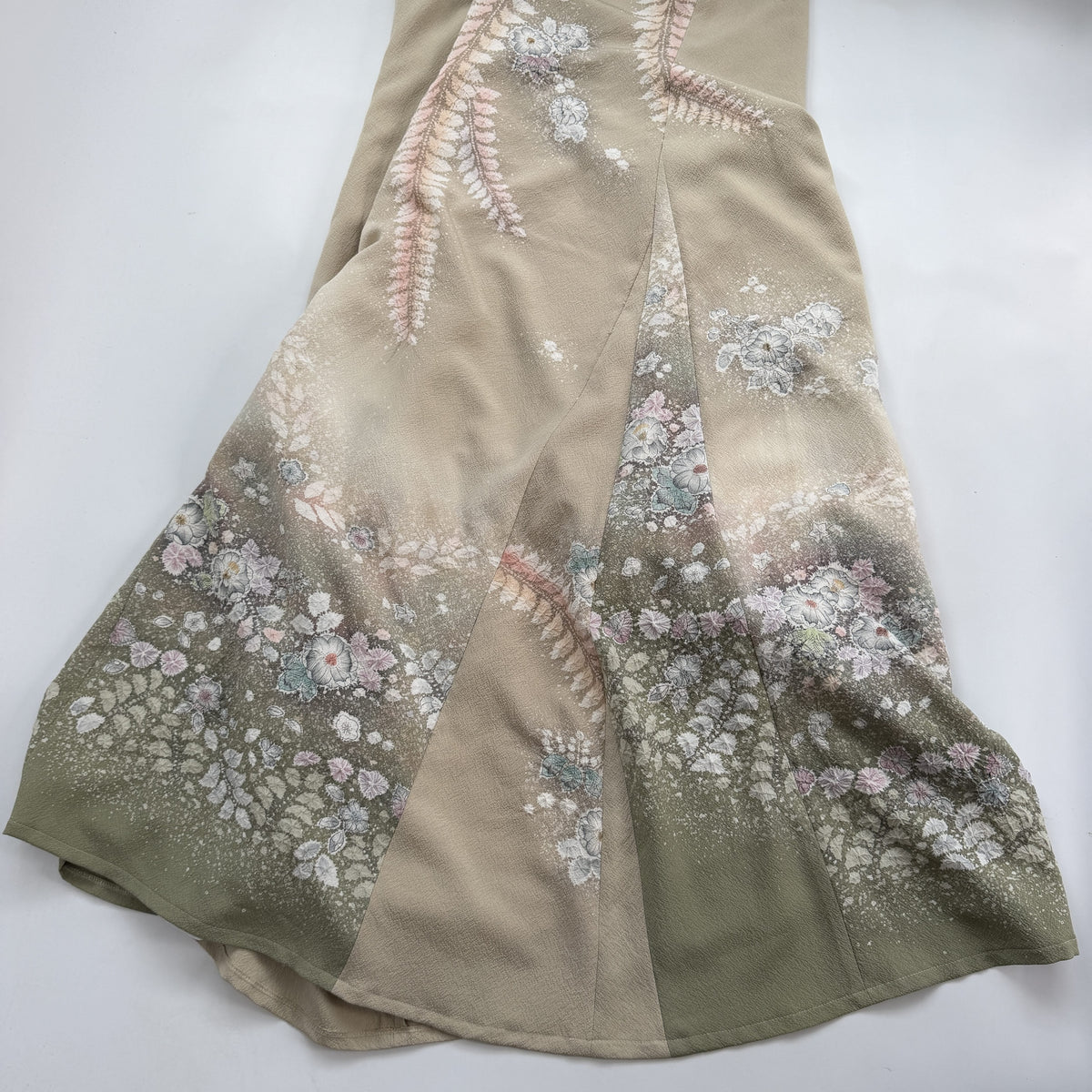 〜極上の逸品〜 最高級辻が花絞り ロングドレス 絞り染め着物 Kimono long dress